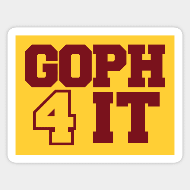 Go Gophers, Go! Sticker by Parkeit